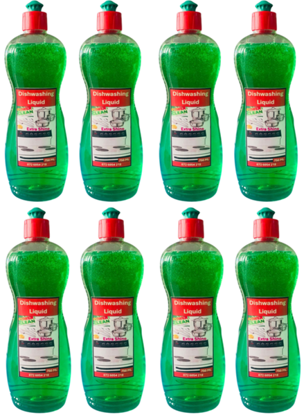 Dishwashing Liquid (8 x 750ml) - Power Clean