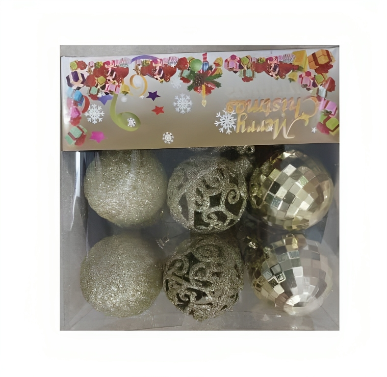 12pcs Christmas Tree Ornaments Christmas Tree Decoration Ball-ngat