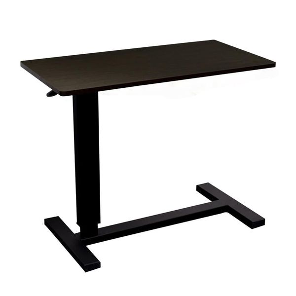 60-100CM Height Adjustable Pneumatic Mobile Desk with Hidden Wheels