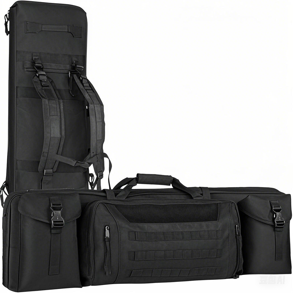 Double Rifle Gun Bag Tactical Long Gun Backpack36" & 42" for hunt andshoot