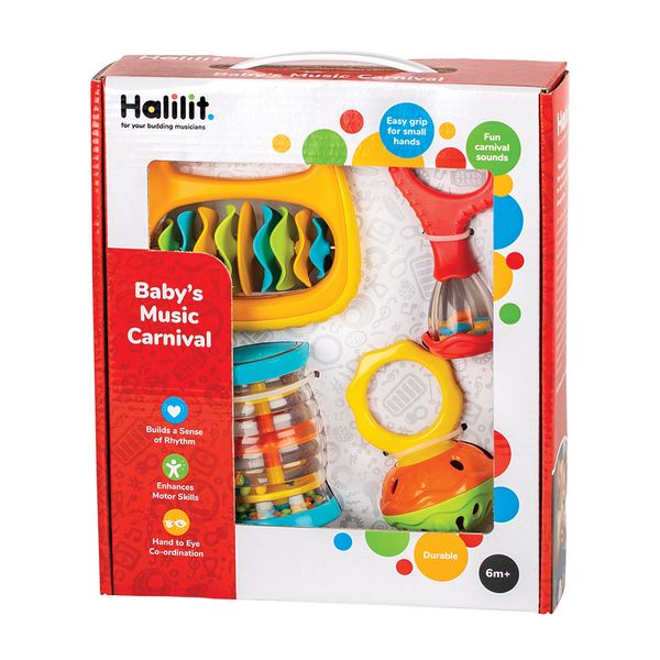 Halilit Baby's Music Carnival Set: 4 Instruments