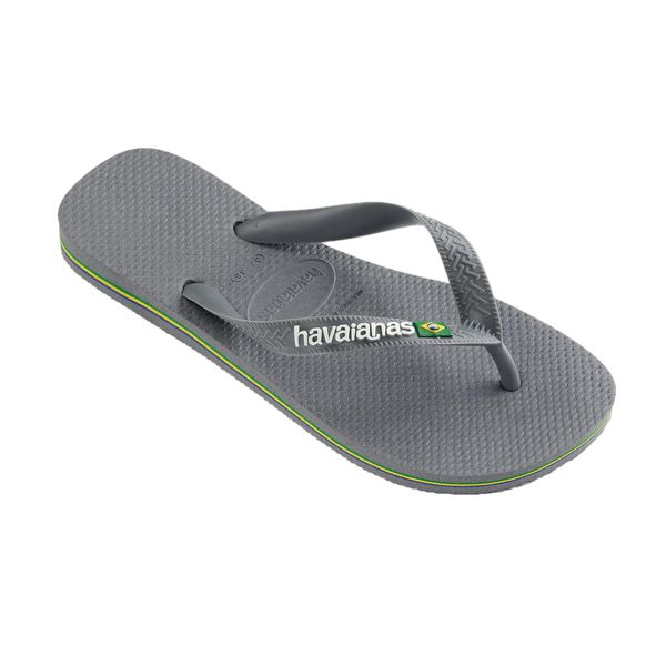 Havaianas Brasil Logo Men's Flip Flops/Grey image