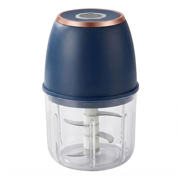 Portable Rechargeable Electric Mini Food &amp; Garlic Chopper - 350ml