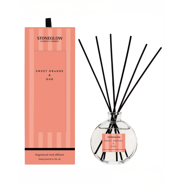 Stoneglow Fragranced Reed Diffuser - Sweet Orange &amp; Oud