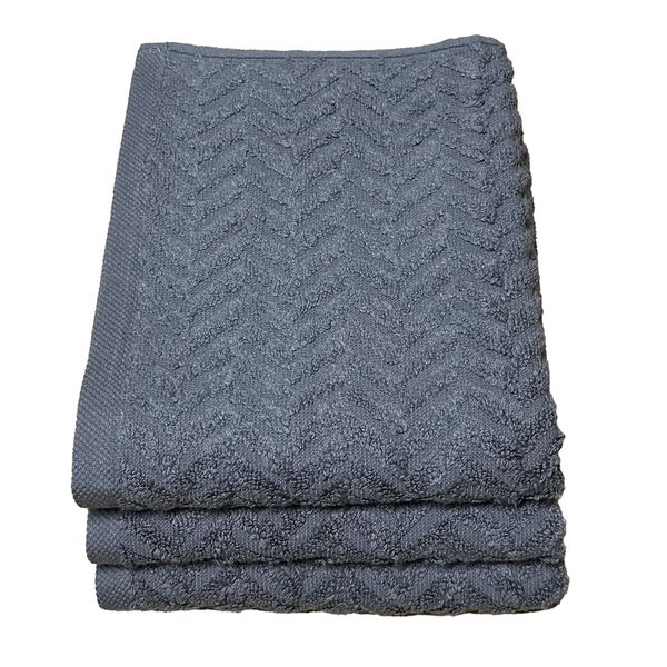 3 Pack Hand Towel Cotton 55 x 85cm - 420gsm - P26