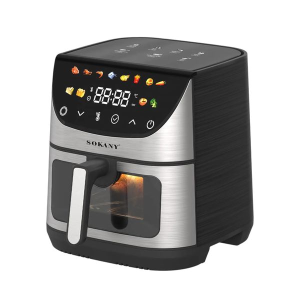 Sokany Black Basket-type air fryer 9.5 L Air Fryer