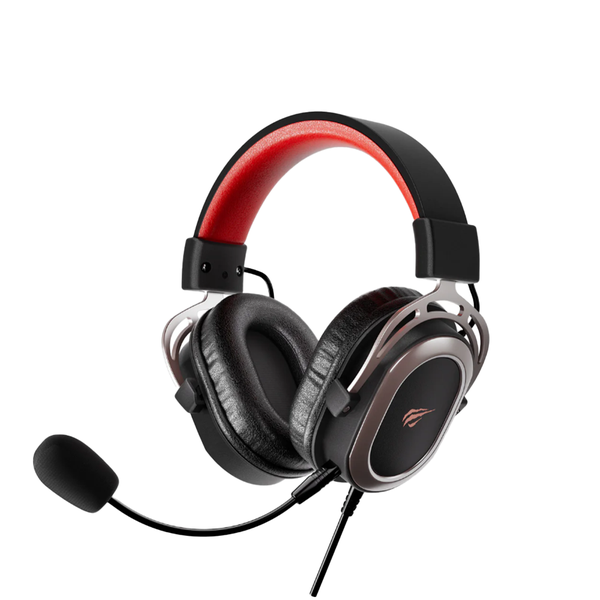 Havit Gaming Headphone Black+Ochre+Red [HV-H2008D BK]