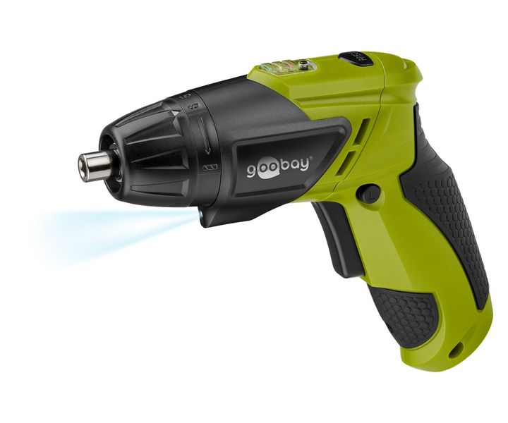 Goobay Mini Cordless Screwdriver 3.6 V with LED Light