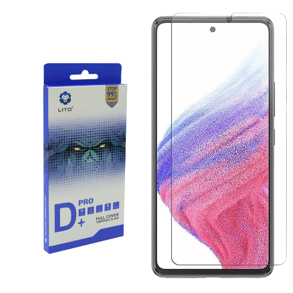 LITO D+ Dustproof Tempered Glass Screen Protector For Samsung Galaxy A53