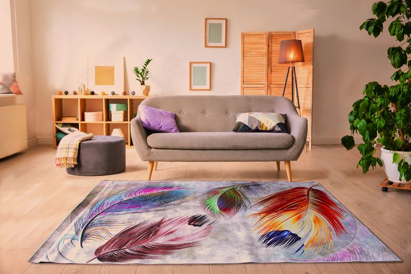 230cmx160cm LMA Authentic 3D Printed Design Lightweight Rug - 23