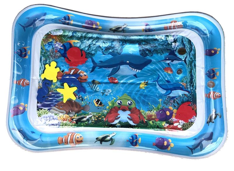 Jack Brown Tummy Time Inflatable Baby Water Play Mat - 004