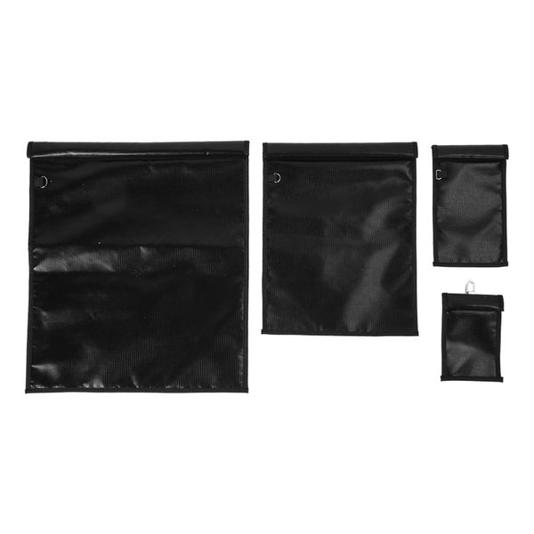 4piece Faraday Bag Black Safe Reliable Faraday Signal Blocking Bag