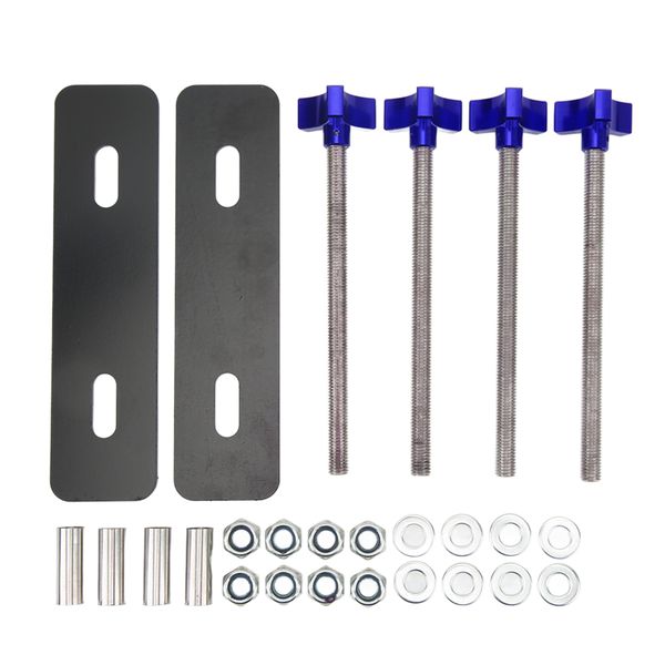 Blue M10x180 Traction Board Mounting Pins for SUVs