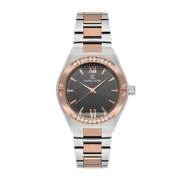 Daniel Klein-Womens Silver Stainless steel Strap Watch-DK113783-6
