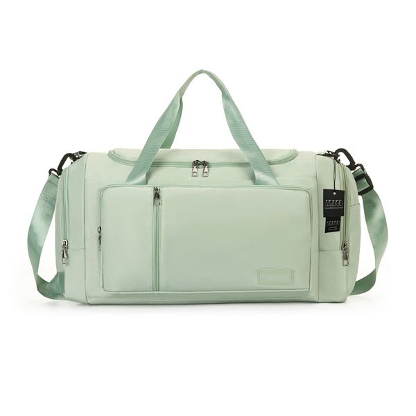 Travel Duffel Bag Large Capacity Gym Bag with Shoe Compartment for Women