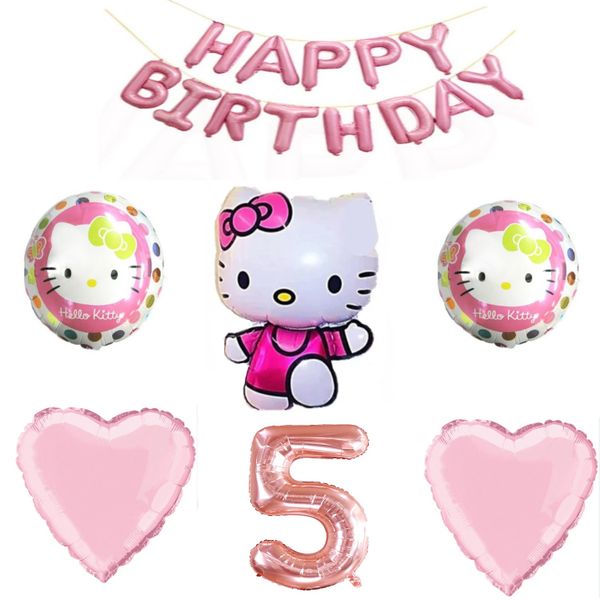Hello Kitty Balloon Set 5 Year