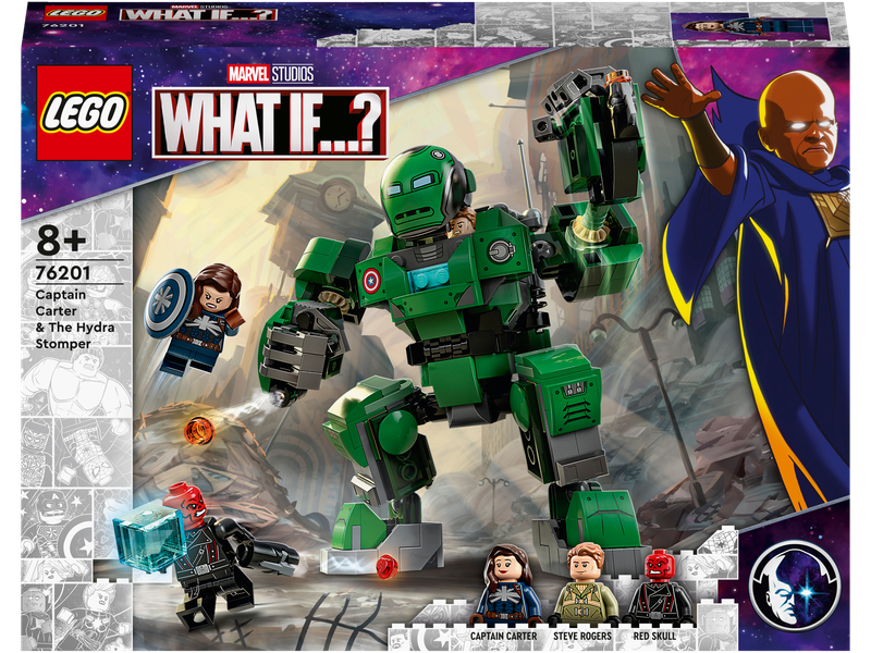 LEGO Marvel Captain Carter &amp; The Hydra Stomper Toy Building Kit 76201