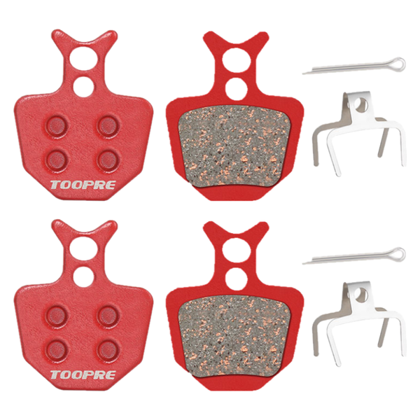 Toopre Bicycle Twin Pack Resin Semi Metal Disc Brake Pads TP-05B