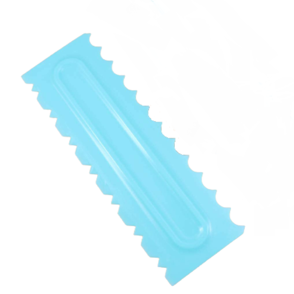 Cake Decorating Icing Comb - Sky-blue