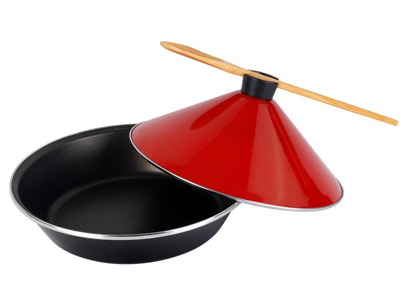 Magefesa - 26cm Enamelled Non-Stick Tagine - Vitroceramic Cookware