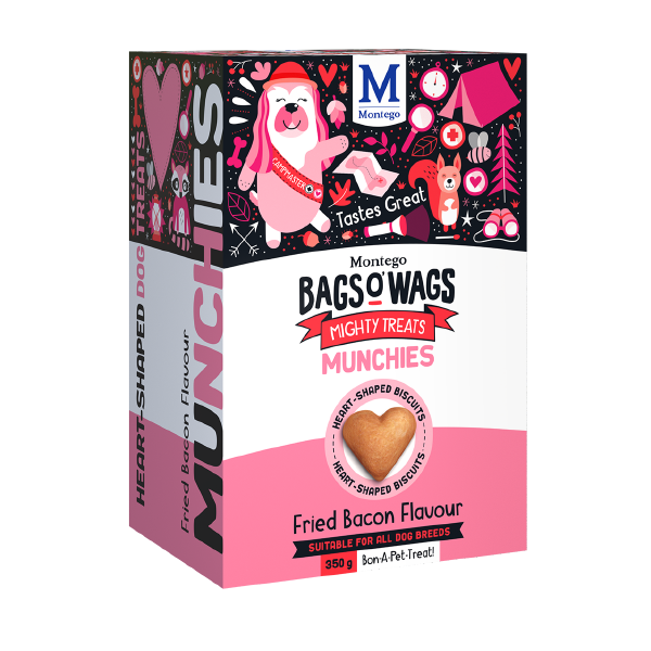 Montego Bags O' Wags 350 g Bacon Munchies Dog Treats