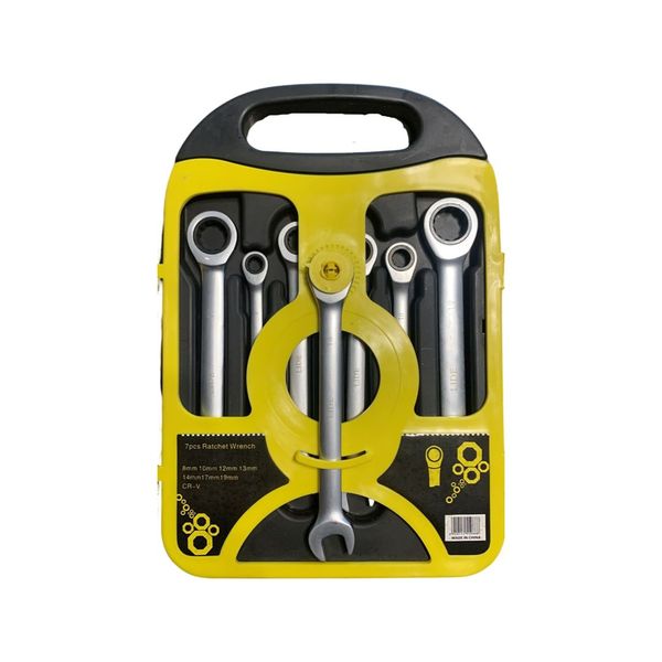 7 Piece Ratchet Wrench