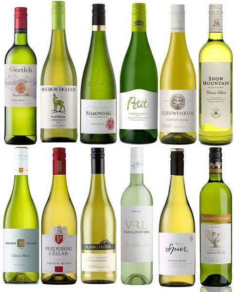 Mixed case of 12 Different Chenin Blanc wines - 12 x 750 ml