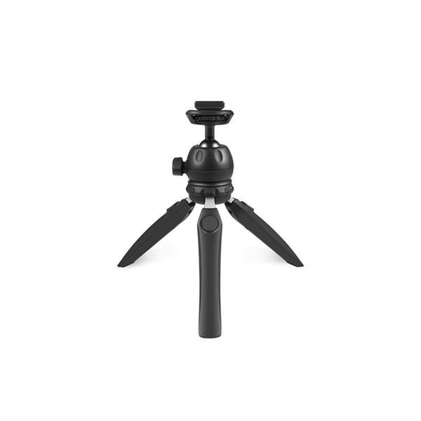 Portable Bracket Vlog Live Stabilizer Tripod With Phone Clip Black