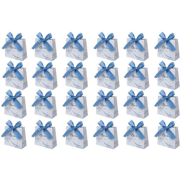 24Pack Small Thank You Gift Bag Party Favor Bags Treat Boxes,B