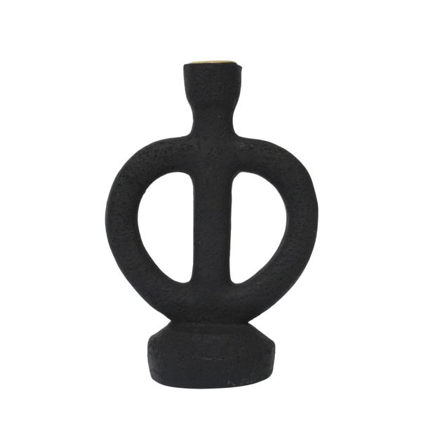 2Piece Aaron Polyresin Candle Holders - 12x18cm