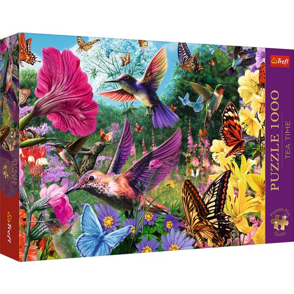 Trefl Premium Plus - Tea Time: Hummingbird Garden - 1000 Piece