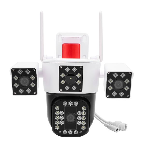 6MP 4-Lens Security System (US Plug)