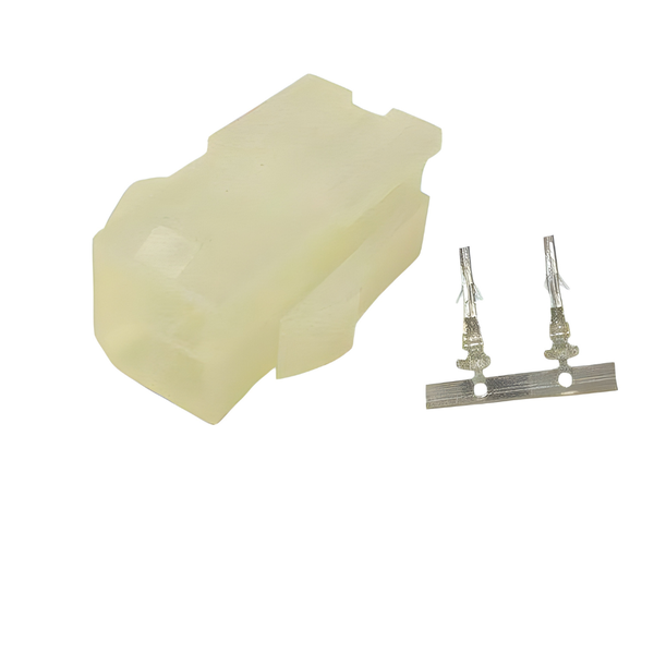 XY141-04M: 4.2mm, 4-Way In-line Male Connector w/ Release-Lock, 5A-250VAC