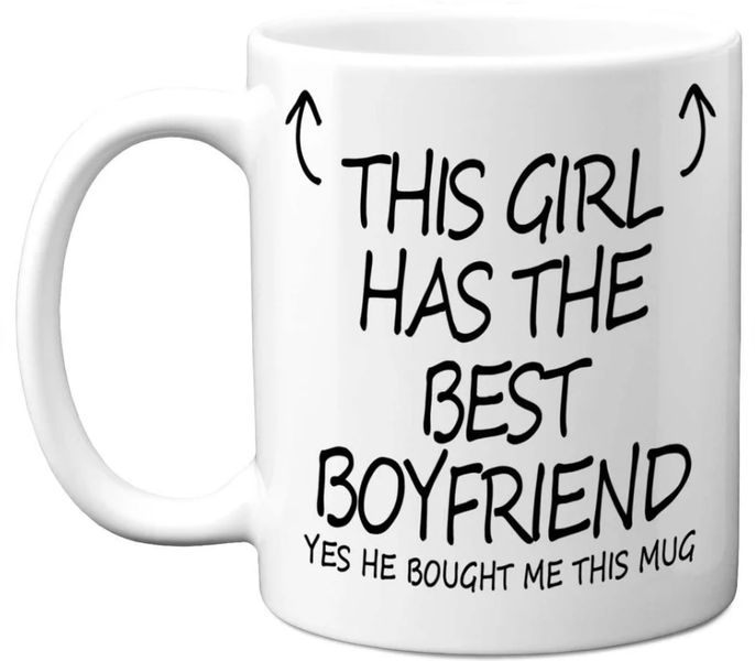 This Girl Has The Best Boyfriend Birthday Christmas Girlfriend Gift Mug
