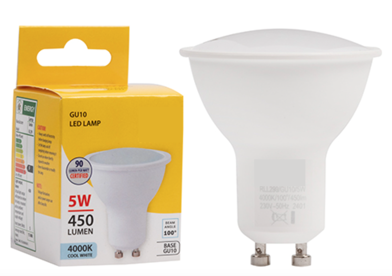 10 Pack - GU10 LED 5w Down lights