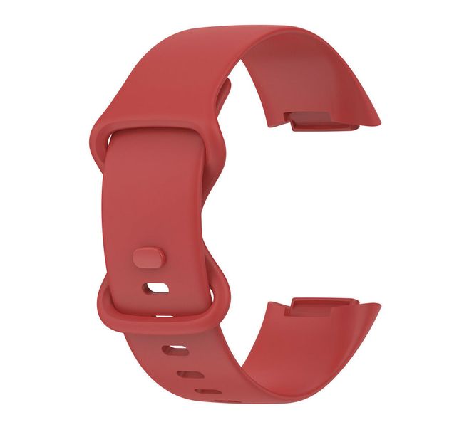 Small Silicone Strap For Fitbit Charge 5 &amp; 6-Red