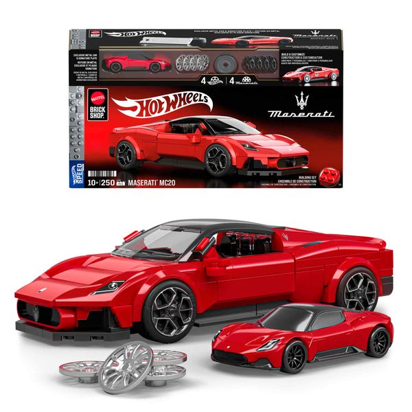Mattel Brick Shop Hot Wheels Maserati Mc20