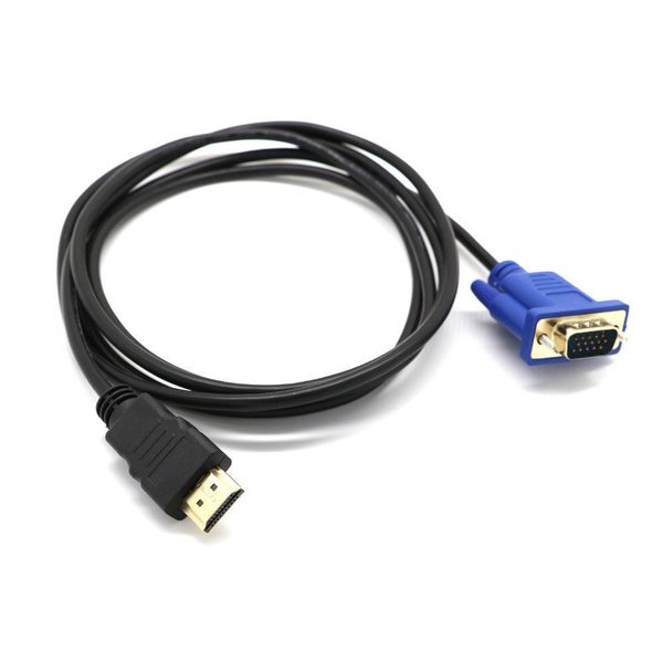 HDMI to VGA Adapter 1.8M Compatible with Laptop PC Monitor