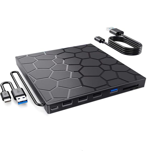 7-in-1 multifunctional external optical drive DVD burner
