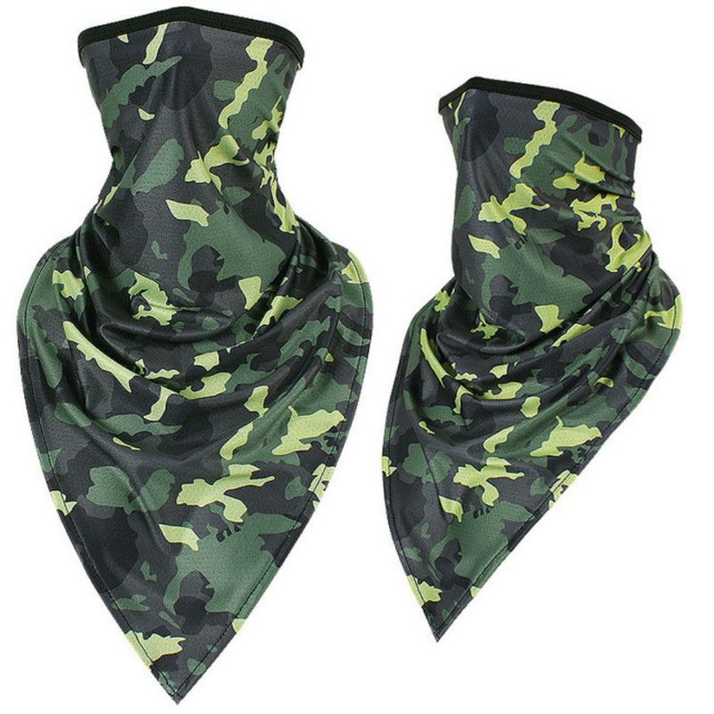 Face Mask Balaclava Two Set Green/Black Camo Buy Online in South