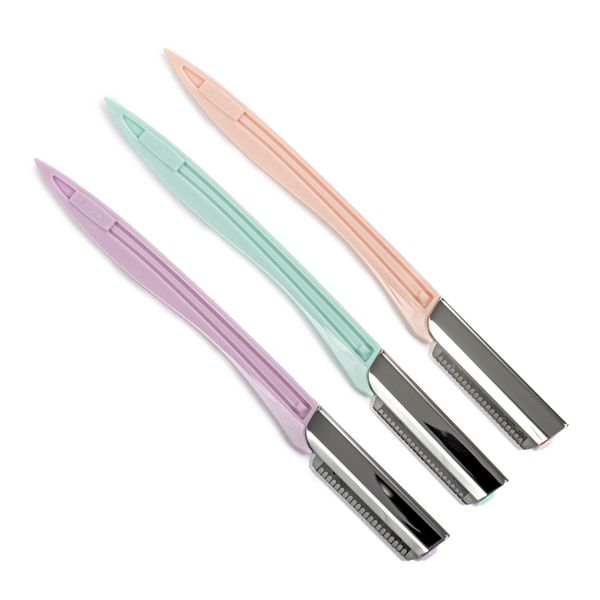 Pack of 3 - Dermaplane Eyebrow - Facial Tinkle Razor By Great Empire
