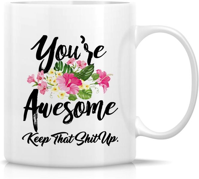 You're Awesome Christmas Birthday Appreciation Thank You Gift Mug