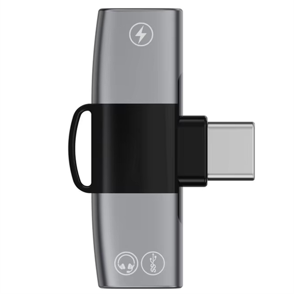 OTG 2 in 1 Double USB Type C Splitter to Charger Adapter B