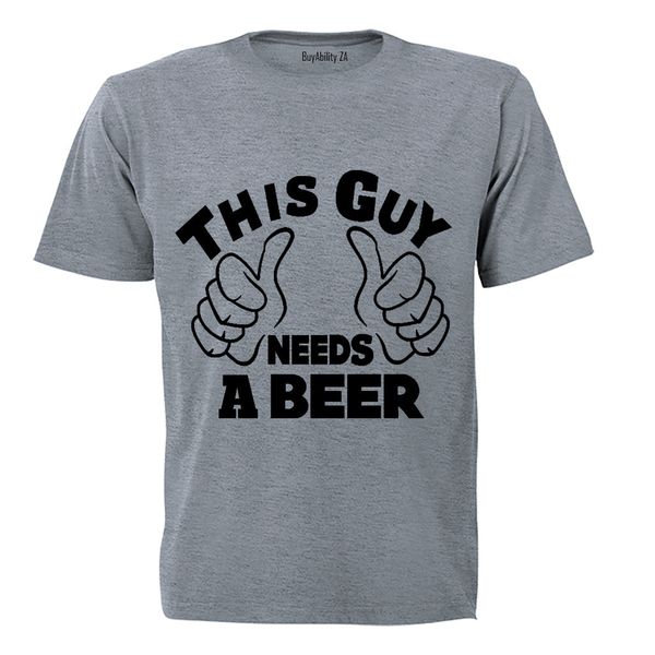 Mens - T-Shirt - Grey image