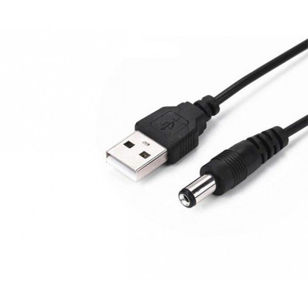 USB-A to DC-Male power cable (1m)
