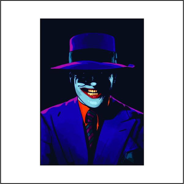 Joker Purple - A1 Poster