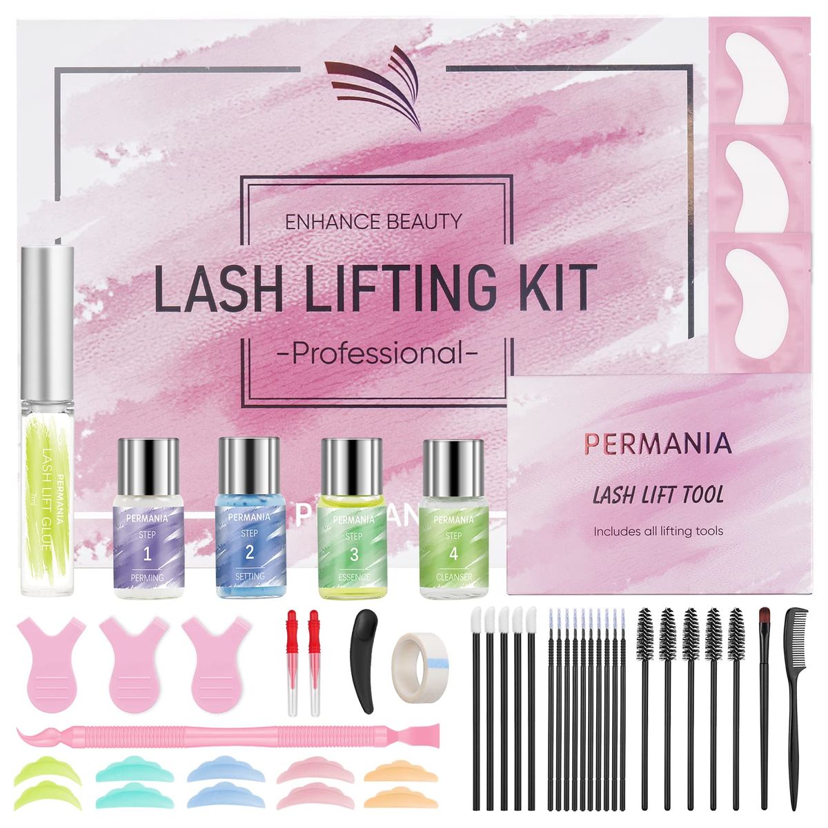 PERMANIA Lash Lift Kit Professional, Brows Lamination Kit | Shop Today ...