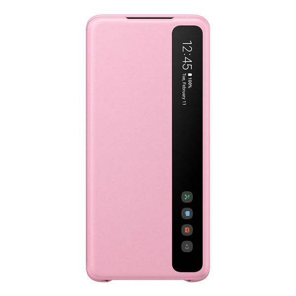 Samsung S20+ Clear View Cover Pink