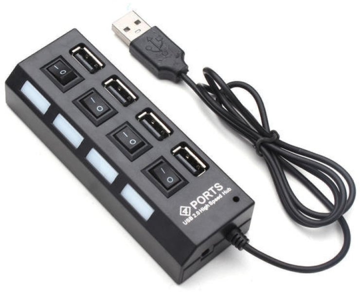 4 Port USB Hub