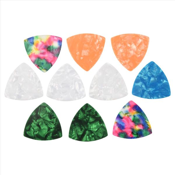 10pcs Acoustic/ Plectrums 0.46mm-Assorted Color